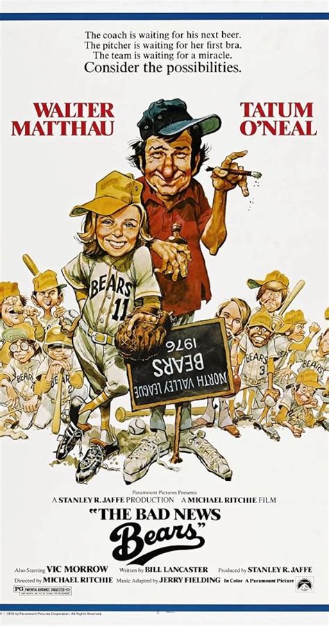 The Bad News Bears 1976 Full Cast And Crew Imdb