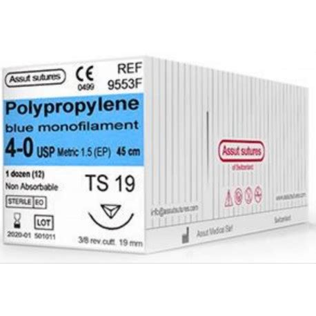 PRODEK POLIPROPILENO AZUL MONOFILAMENTO No 4 0 Imcolmedica