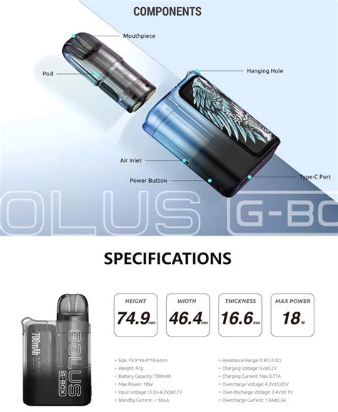 Smok Solus G Box Pod System Mah W Vapesourcing