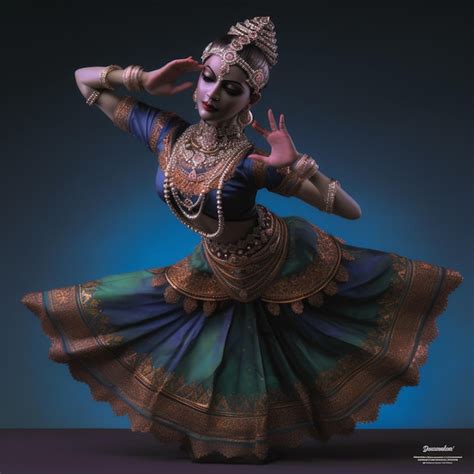 Danza Cl Sica India Tradicional Bharatanatyam Capturada Art Sticamente