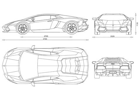 Lamborghini Huracan Blueprint