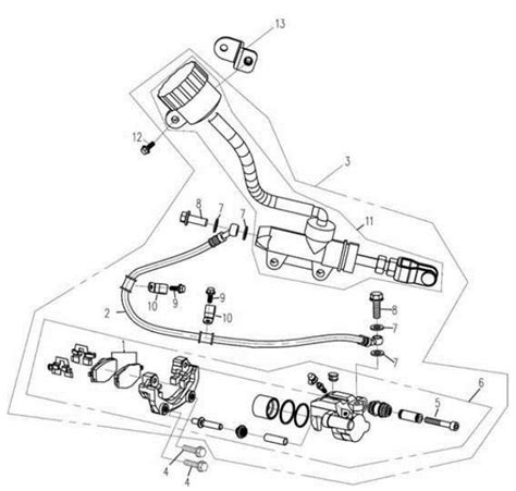 CFMOTO F20 Rear Brake System Ii Sherco