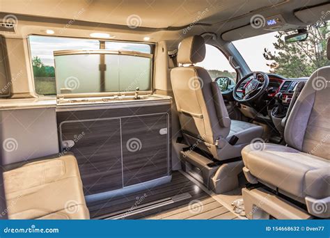 St. Petersburg, Russia - July 22, 2019: Interior Of Modern Volkswagen ...