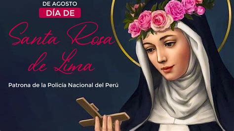 Día De Santa Rosa De Lima Noticias Municipalidad Provincial De