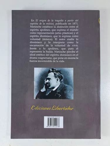 El Origen De La Tragedia Friedrich Nietzsche Libertador En Venta En