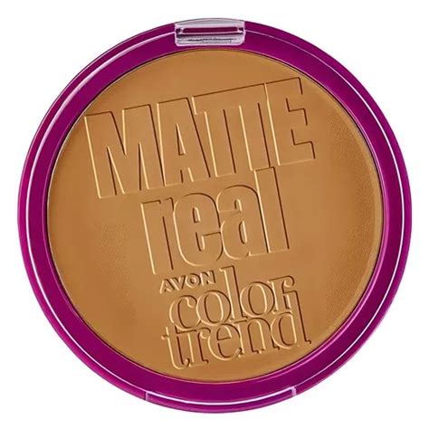 Base De Maquillaje En Polvo Avon Color Trend Matte Real Polvo Compacto