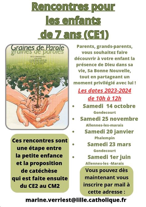 Informations Septembre 2023 Paroisses Gondecourt Phalempin Et Alentours