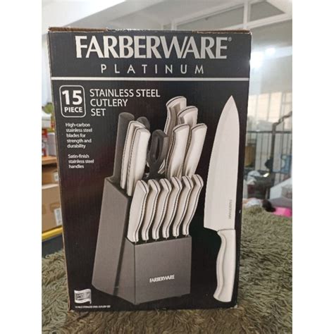 Farberware Platinum 15 Piece Stainless Steel Cutlery Set Shopee Philippines