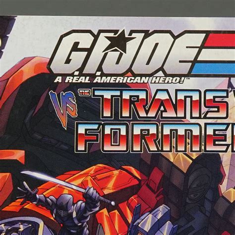 GI JOE Vs TRANSFORMERS 4 Cvr B Image Comics 2003 4B CA Brooks