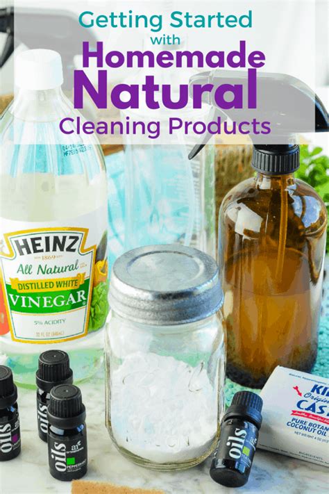 Getting Started With Homemade Natural Cleaning Products