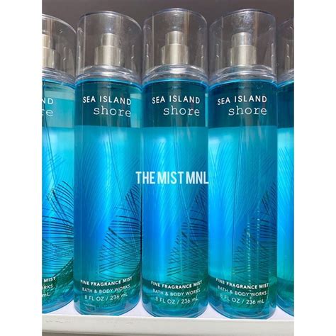 Bath And Body Works Sea Island Shore Fragrance Mist 236 ML Shopee