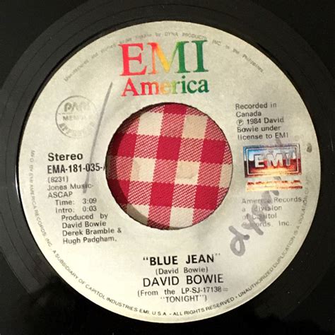 David Bowie - Blue Jean (1984, Vinyl) | Discogs