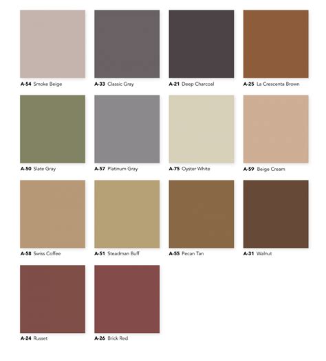 Cemstone Colored Concrete Chart A Visual Reference Of Charts Chart