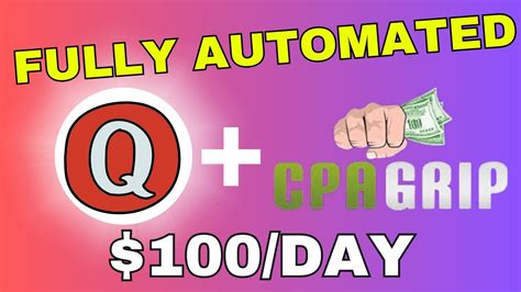 100 DAY With CPAGRIP QUORA CPA Marketing FREE TRAFFIC Method YouTube