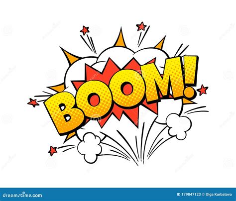 Boom Comic Word Vector Illustration 47947582