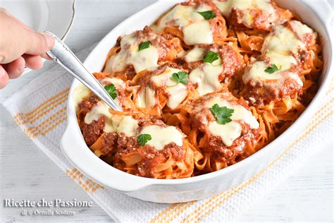 Nidi Di Tagliatelle Al Forno Con Rag E Provola Ricette Che Passione