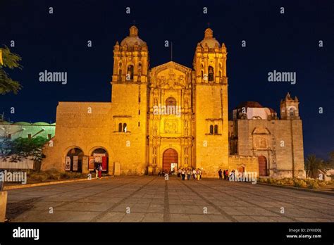 Santo Domingo Temple Oaxaca Mexico Stock Photo Alamy