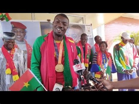 Athl Tisme Hugues Fabrice Zango Accueilli En H Ros Ouagadougou