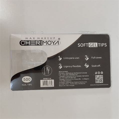 Tips Para Soft Gel Cherimoya Almendra X 500 U Munay