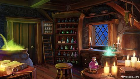 Artstation Witch Room