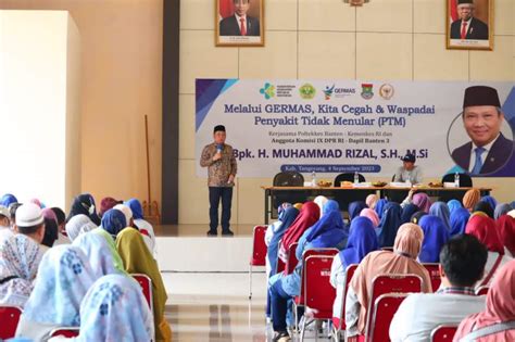 Detak Banten Muhammad Rizal DPR RI Bareng Poltekkes Kemenkes Banten