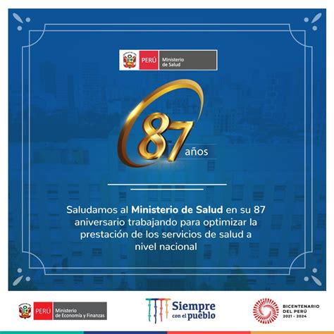 Ministerio De Salud On Twitter Rt Mef Peru 🎉 ¡feliz Aniversario