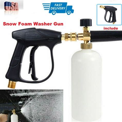 Pressure Snow Foam Washer 1 4 Jet Car Wash Lance Soap Spray Cannon W