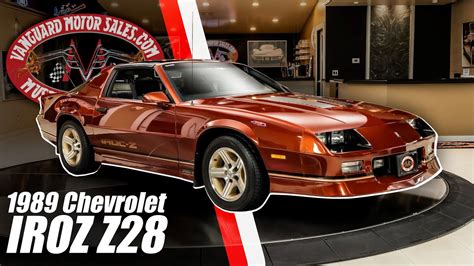 1989 Chevrolet Camaro IROC Z28 For Sale Vanguard Motor Sale 8836 YouTube