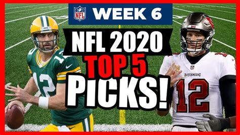 Nfl 2020 Week 6 Top 5 Nfl Game Predictions Weekly Nfl Picks Youtube