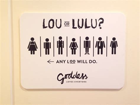 Gender Neutral Restroom Signs In Chicago Get Cheeky Crains Chicago