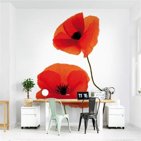 Charming Poppies Fototapete Bilderwelten