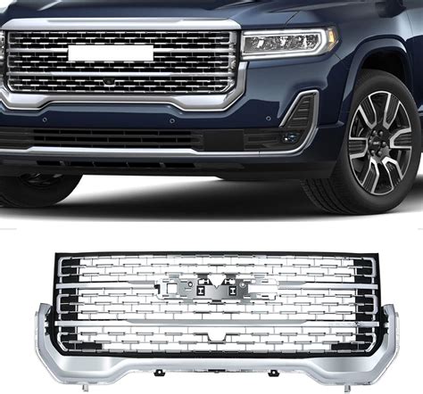 Karpal Front Bumper Upper Grille Grill Compatible With 2020 2022 Gmc Acadia Denali