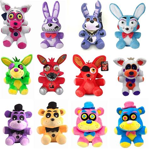 18cm Fnaf Peluche Toys Freddy Fazbear Bear Foxy Rabbit Bonnie Chica