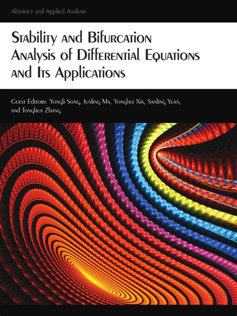 Stability And Bifurcation Analysis Of Differential Equations And Its