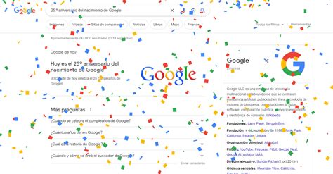 Google Celebra Su Aniversario Xtb