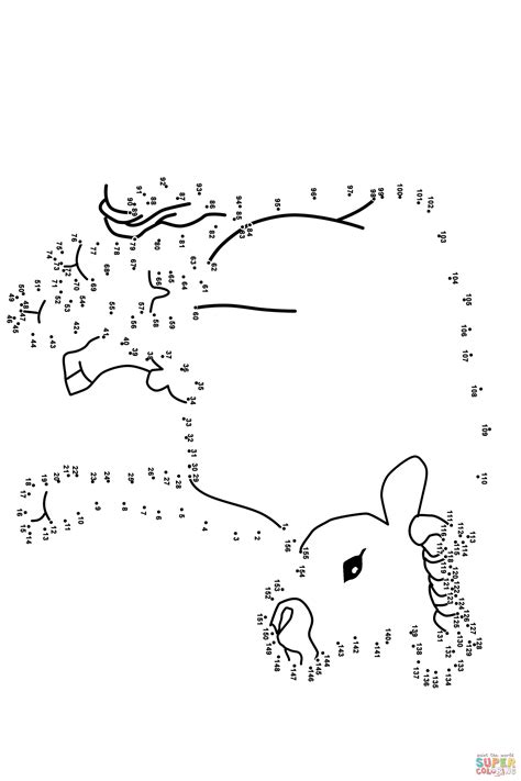 Cow Dot To Dot Free Printable Coloring Pages