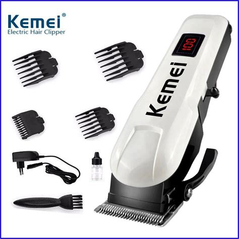 Kemei Alat Cukur Rambut Km A Hair Clipper Lcd Cordless Lazada