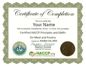 Haccp Training Essential For Food Safety Success Afv News