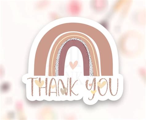 Boho Rainbow Sticker Handmade With Love Handmade Sticker Png Cute Bag