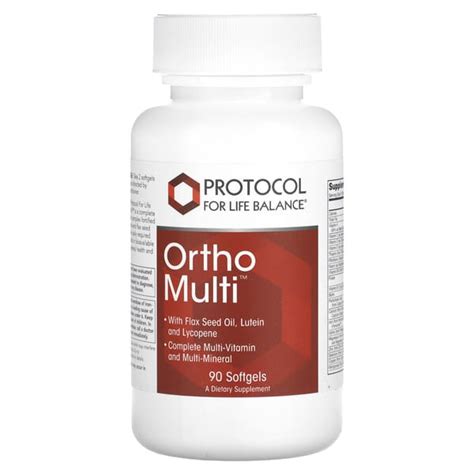 Protocol For Life Balance Ortho Multi 90 Softgels