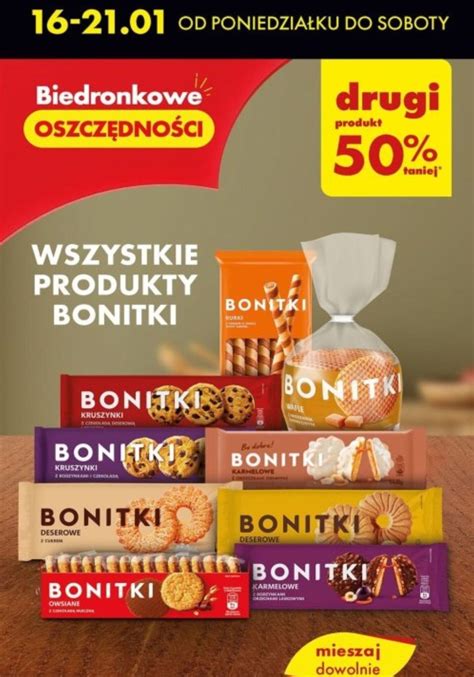 Promocja Wszystkie Produkty Bonitki W Biedronka