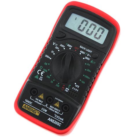 An C Digital Multimeter By Aneng Ac Dc Voltage Meter Dc Ammeter