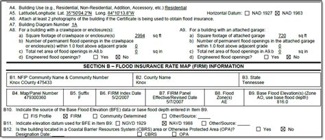 Elevation Certificate Diagrams