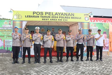 Kapolres Mesuji Pantau Kesiapan Pos Pelayanan Lebaran 2024 Nenemonews