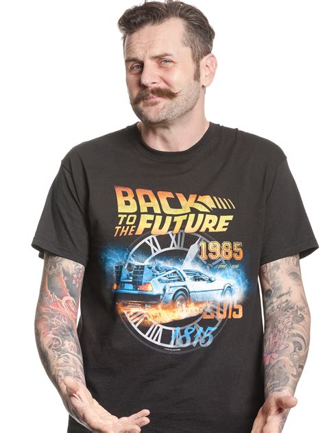 Back To The Future Vintage Movie Logo Men S Ringer T Shirt Classic