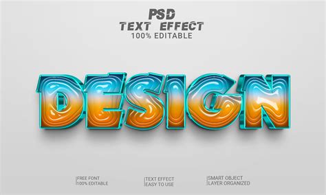 Artstation Design Psd Fully Editable Text Effect Layer Style Psd