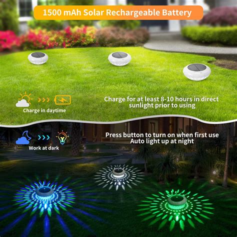 Snapklik Lenone Solar Floating Pool Lights App Control Rgb