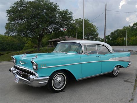 1957 Chevrolet Bel Air 4 Door Hardtop Sport Sedan For Sale 64812 Mcg