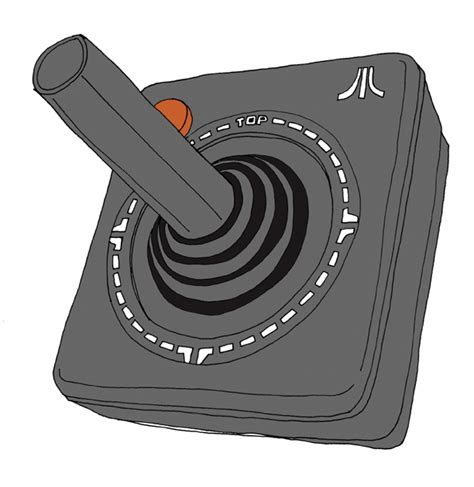 Atari Controller Drawing