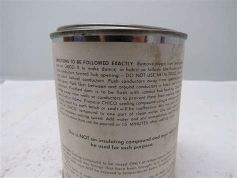 Crouse Hinds Chico A4 Sealing Compound For Fittings EBay